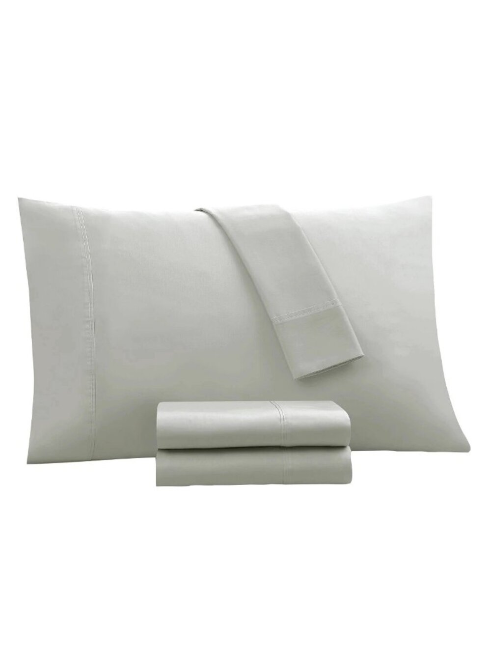 Kensington Garden Dover 1500 Thread Count 6-Piece Queen Sheet Set, Gray